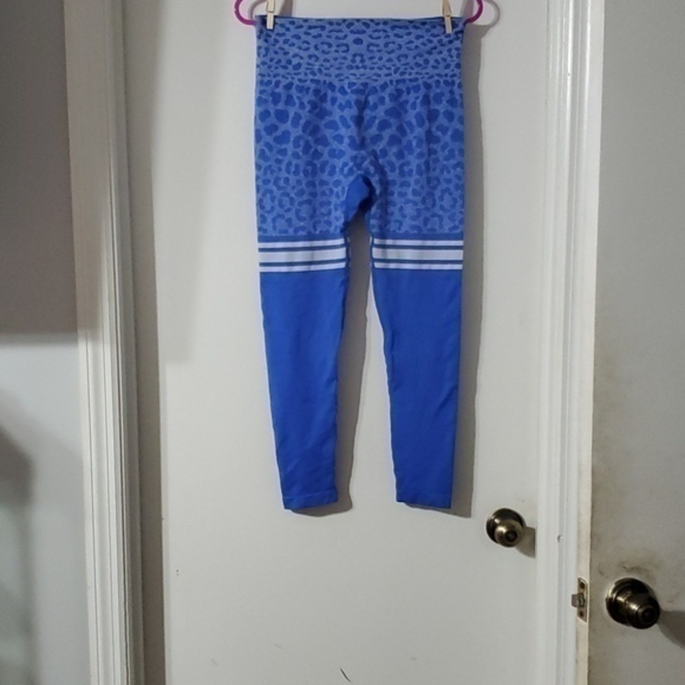 🐻    Yoga Sexy Leopard Print Wideband Waist Sports Pants Size L